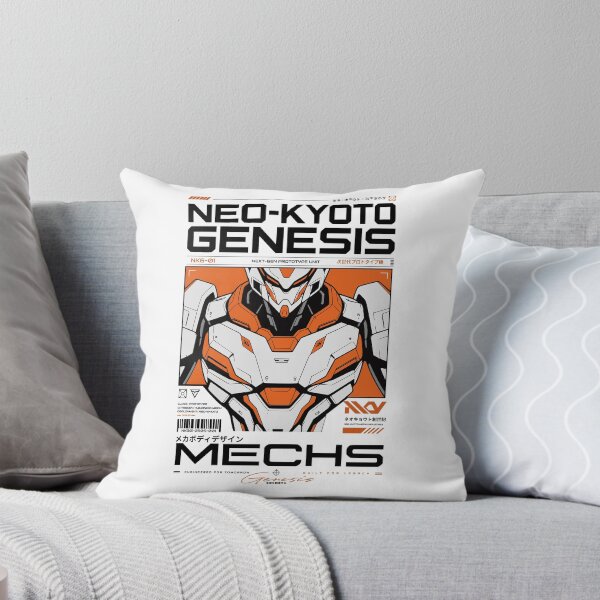 Item preview, Neo Kyoto Genesis NKG-01 Orange Mecha Anime Graphic designed and sold by DesignedByMarty.