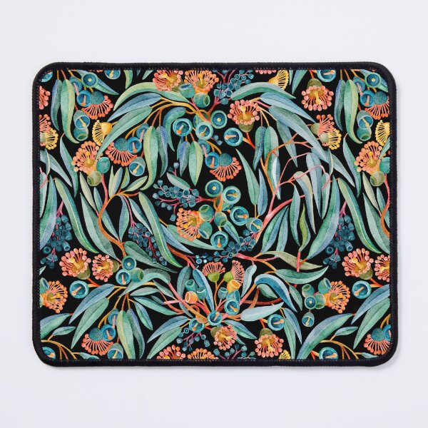 Item preview, Australian Native Eucalyptus & Gum Blossom Watercolour Botanical Pattern designed and sold by Sketchbook Designs.