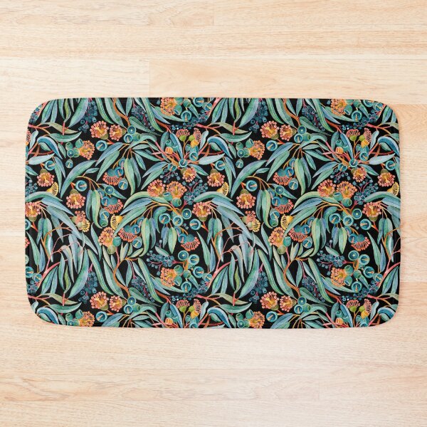 Item preview, Australian Native Eucalyptus & Gum Blossom Watercolour Botanical Pattern designed and sold by Sketchbook Designs.