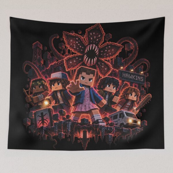 Item preview, Upside Down Blocks | Retro Horror Gaming Design designed and sold by THE DARK SHØP.