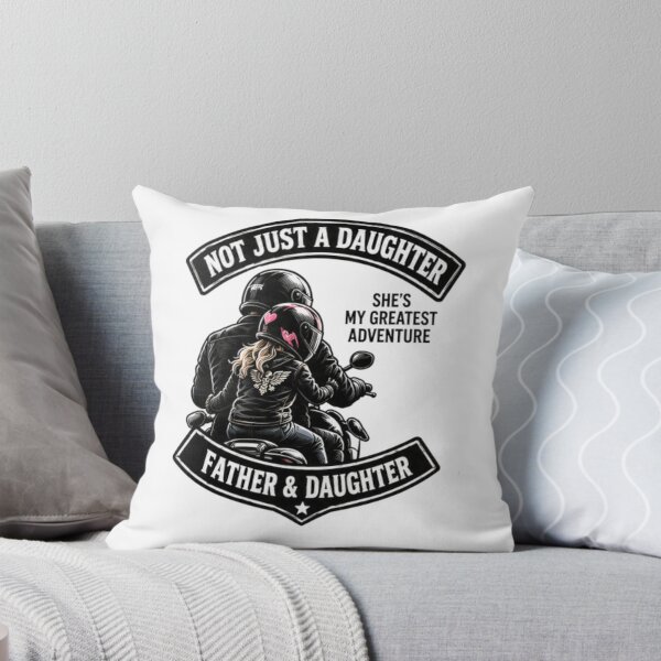 Item preview, Not Just a Daughter – She’s My Greatest Adventure Motorcycle Dad Gift designed and sold by Bocianessco.