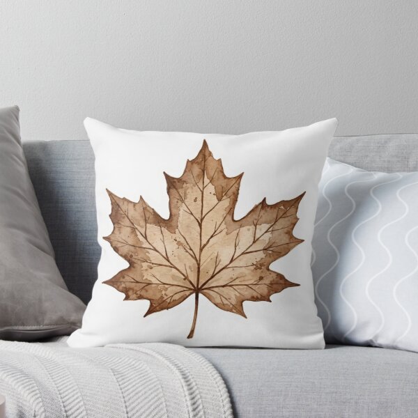 Item preview, Vintage Watercolor Maple Leaf Sticker designed and sold by Xeneros.