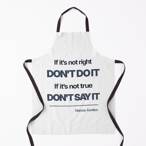 Item preview, If It’s Not Right Don’t Do It - Marcus Aurelius - Minimalist Style Stoic Quote - Dark Version designed and sold by Stoic Core.