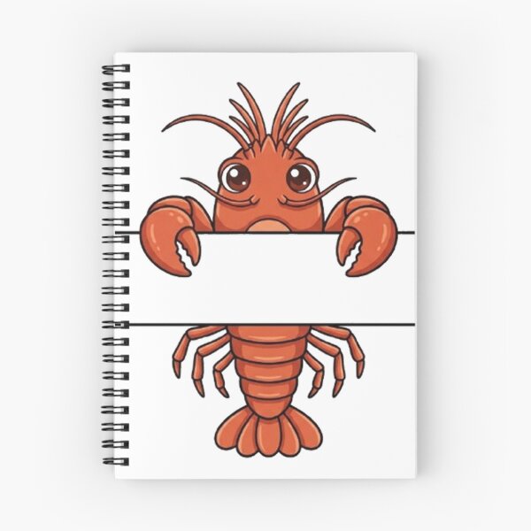 Item preview, Cute Peeking Lobster Split Monogram  designed and sold by PetalsPaws.