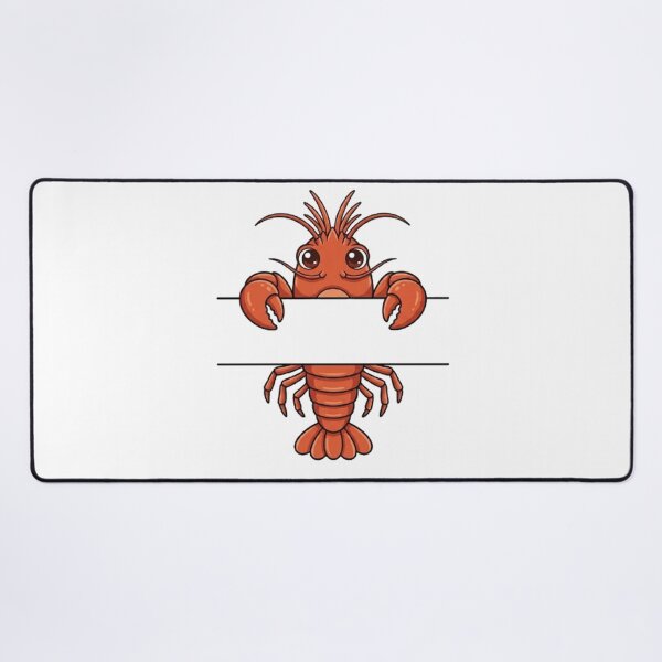 Item preview, Cute Peeking Lobster Split Monogram designed and sold by PetalsPaws.