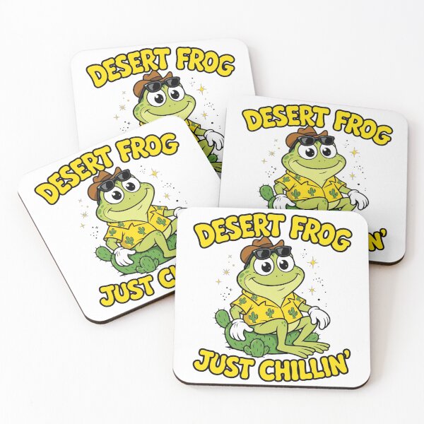 Item preview, Desert Frog Just Chillin' - Cute Goblincore Frog Illustration designed and sold by ismai6.