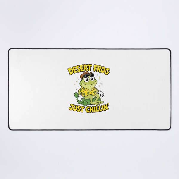 Item preview, Desert Frog Just Chillin' - Cute Goblincore Frog Illustration designed and sold by ismai6.