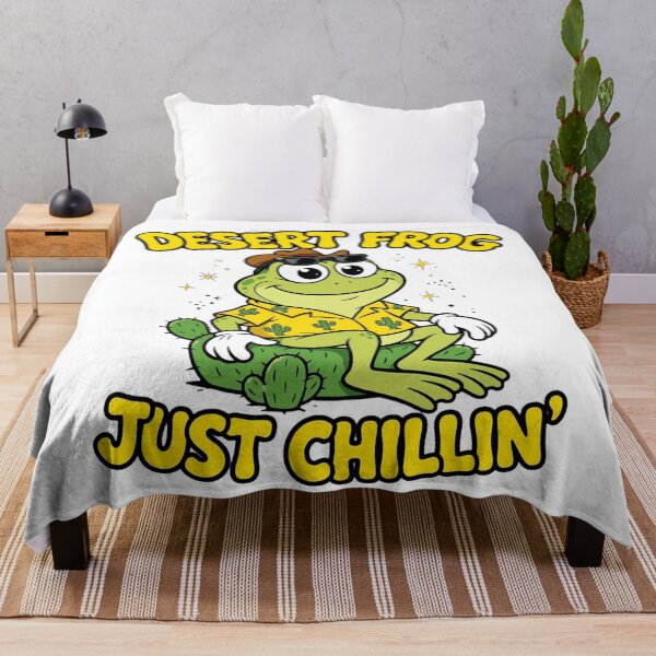 Item preview, Desert Frog Just Chillin' - Cute Goblincore Frog Illustration designed and sold by ismai6.