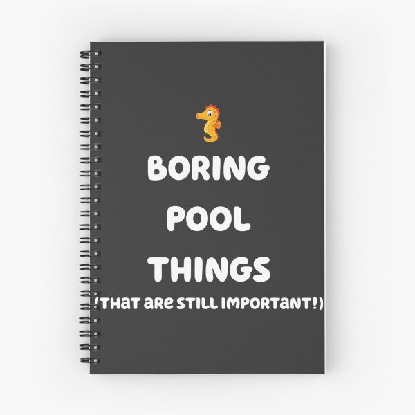 Item preview, Boring Pool Things Featuring Bluey and Chilli Heeler Fun Design designed and sold by Jujusolano02.