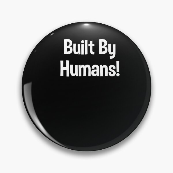 Item preview, Built By Humans Funny AI Work Humor designed and sold by 198tees.