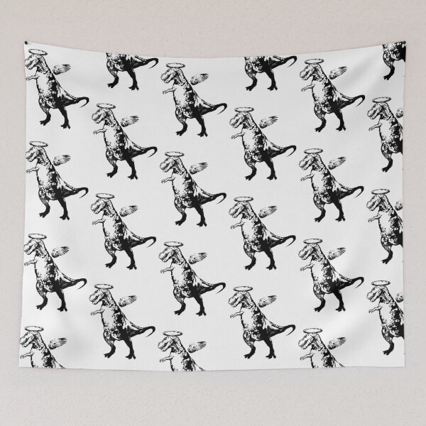 Item preview, Angel Rex (black and white) designed and sold by sandpaperdaisy.