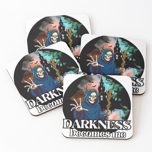 Item preview, Darkness becomes me - scary skeleton  designed and sold by She - artist creations .