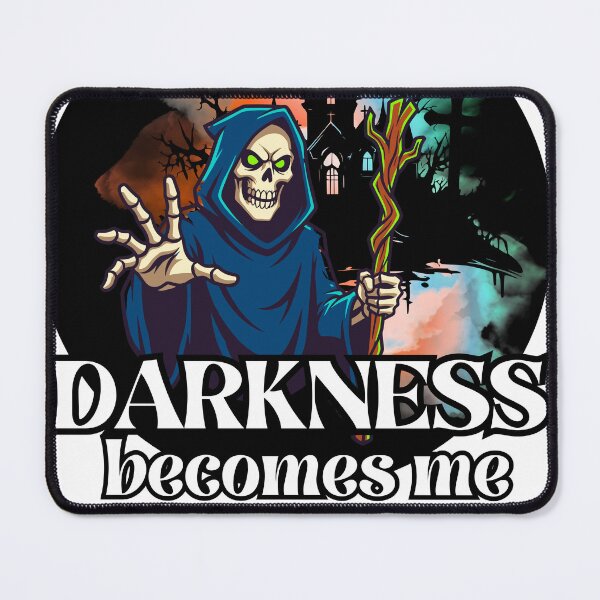 Item preview, Darkness becomes me - scary skeleton designed and sold by She - artist creations .