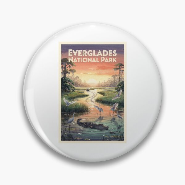 Item preview, Everglades National Park Florida Vintage Watercolor Travel designed and sold by Teelogic.