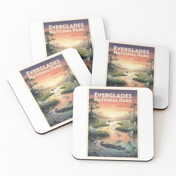 Item preview, Everglades National Park Florida Vintage Watercolor Travel designed and sold by Teelogic.