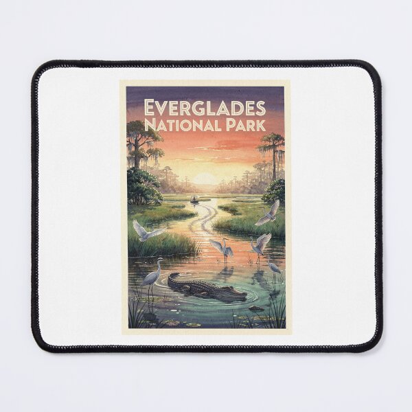 Item preview, Everglades National Park Florida Vintage Watercolor Travel designed and sold by Teelogic.