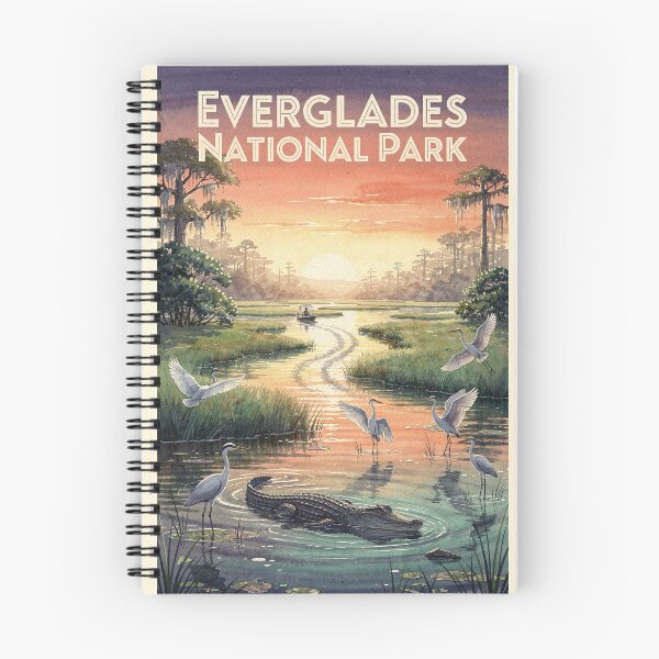 Item preview, Everglades National Park Florida Vintage Watercolor Travel designed and sold by Teelogic.