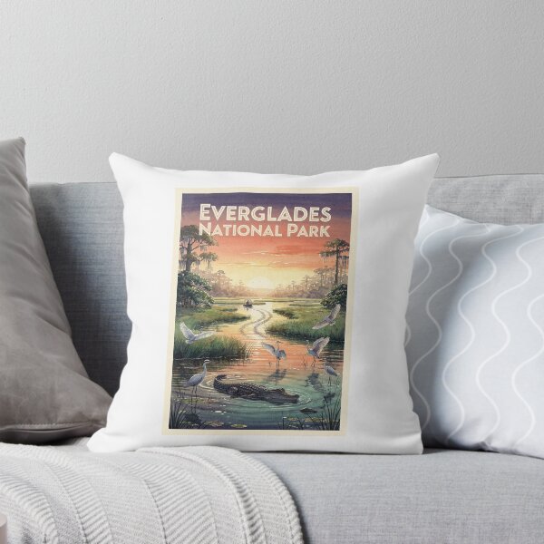 Item preview, Everglades National Park Florida Vintage Watercolor Travel designed and sold by Teelogic.