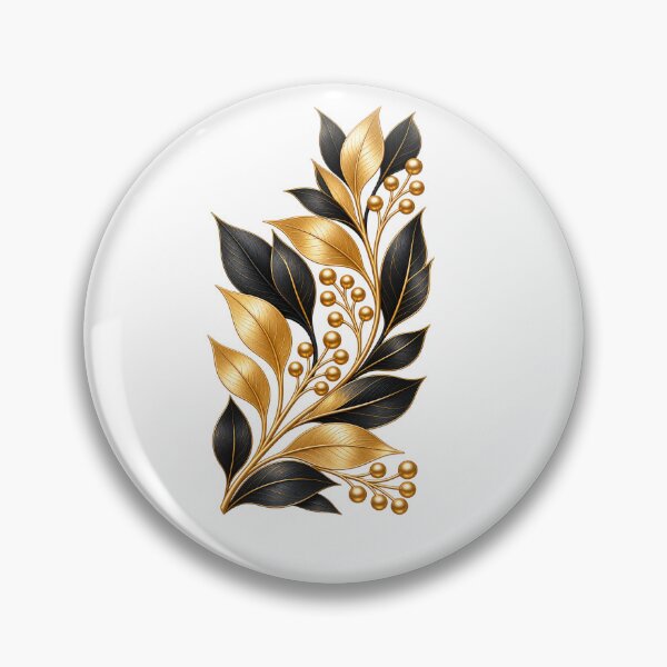 Item preview, golden and black leaves designed and sold by SABEHAT.