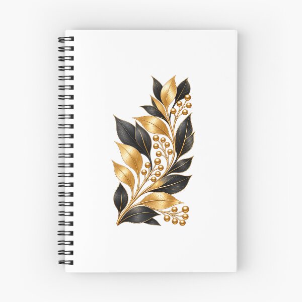 Item preview, golden and black leaves designed and sold by SABEHAT.