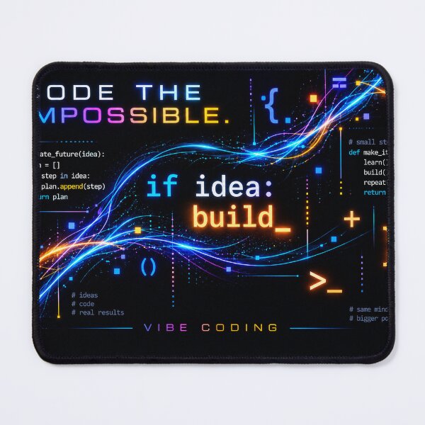 Item preview, Code the Impossible – Vibe Coding & Creative Coding designed and sold by lydoartgalaxy.