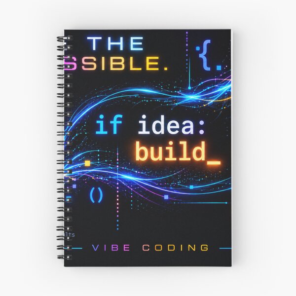 Aperçu de l'œuvre Coder l'impossible – Codage Vibe et Codage Créatif créée et vendue par lydoartgalaxy.