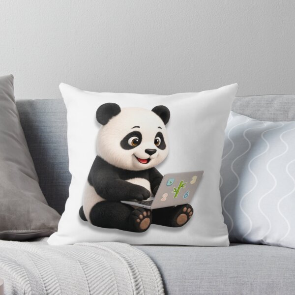 Item preview, Cute Panda Laptop Tech Sticker Decal Art designed and sold by EnginerdStudio.