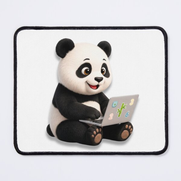 Item preview, Cute Panda Laptop Tech Sticker Decal Art designed and sold by EnginerdStudio.