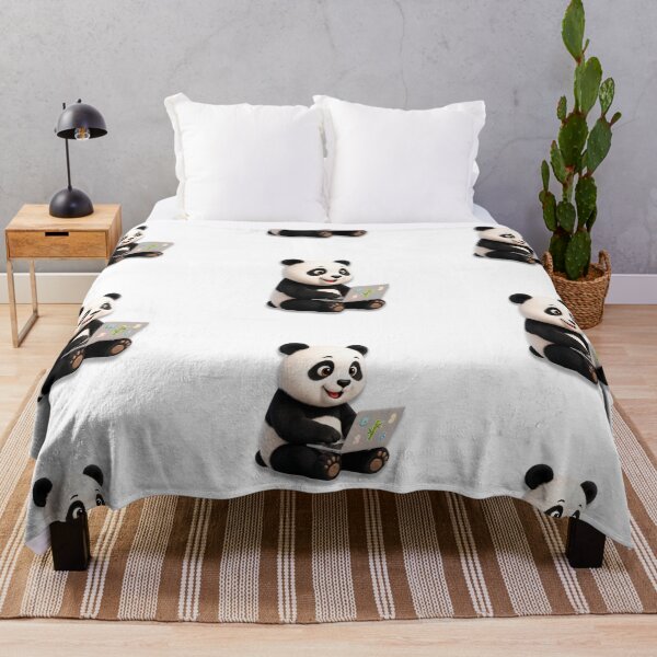 Item preview, Cute Panda Laptop Tech Sticker Decal Art designed and sold by EnginerdStudio.