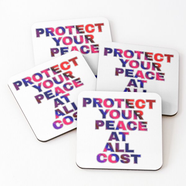 Item preview, Protect Your Peace At All Cost designed and sold by ZooStateofMind.