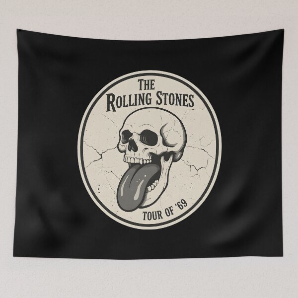 Item preview, The Rollings Stoness Tour of '69 Skull designed and sold by EmericHawthorn.