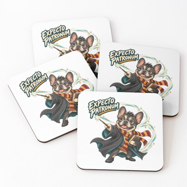 Item preview, Magical French Bulldog Wizard designed and sold by ArtikaCreative.