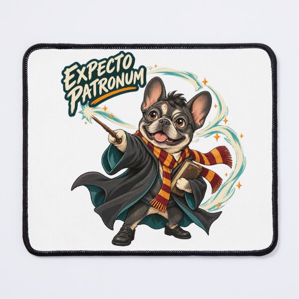Item preview, Magical French Bulldog Wizard designed and sold by ArtikaCreative.