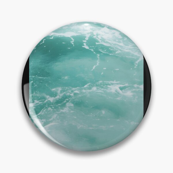 Item preview, Green Ocean Waves Artistic Design Inspired by Nature and Sea designed and sold by asilv bray.