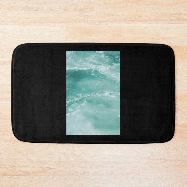 Item preview, Green Ocean Waves Artistic Design Inspired by Nature and Sea designed and sold by asilv bray.
