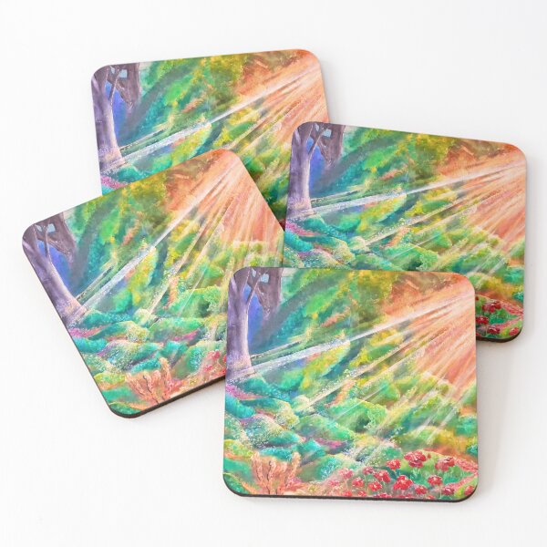 Item preview, ​Golden Rays in the Forest designed and sold by FruFralla.