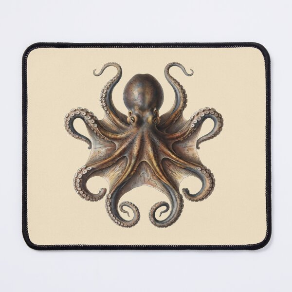 Item preview, Vintage Octopus Illustration – Antique Marine Biology Art Print designed and sold by ZyxDes.