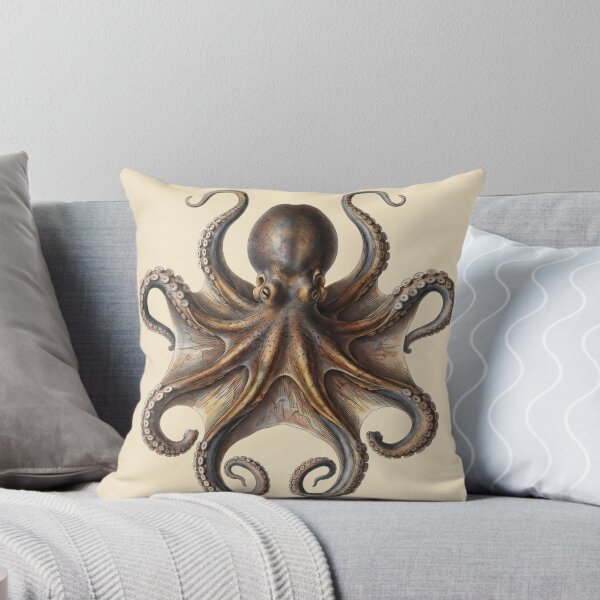 Item preview, Vintage Octopus Illustration – Antique Marine Biology Art Print designed and sold by ZyxDes.