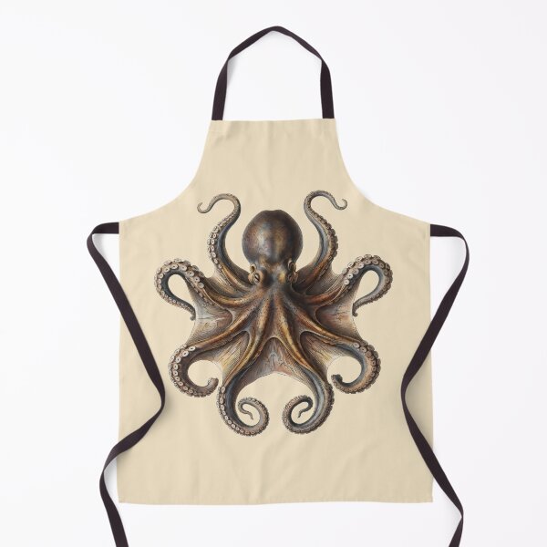 Item preview, Vintage Octopus Illustration – Antique Marine Biology Art Print designed and sold by ZyxDes.