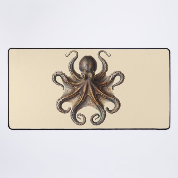 Item preview, Vintage Octopus Illustration – Antique Marine Biology Art Print designed and sold by ZyxDes.
