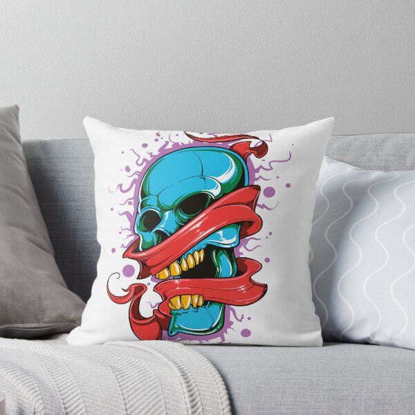 Item preview, blue skull designed and sold by DRFT Creations.