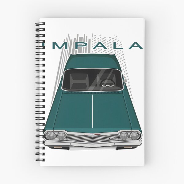 Item preview, Chevrolet Impala SS Classic Car Design in Lagoon Aqua Color designed and sold by MidasMitty.