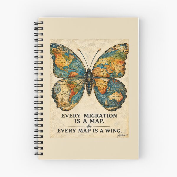 Item preview, Cartography Butterfly — Antique Map Wings Illustration designed and sold by Artisticanvas.