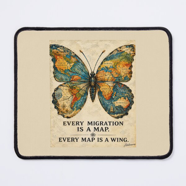 Item preview, Cartography Butterfly — Antique Map Wings Illustration designed and sold by Artisticanvas.