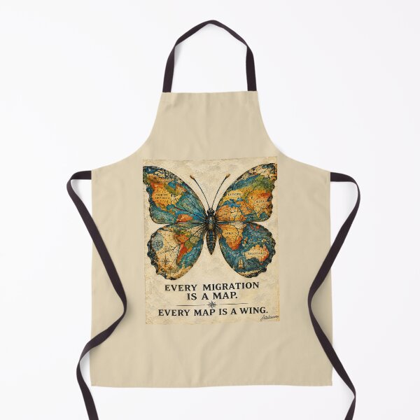 Item preview, Cartography Butterfly — Antique Map Wings Illustration designed and sold by Artisticanvas.
