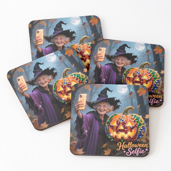Item preview, The Witch Halloween Selfie designed and sold by casamomo.
