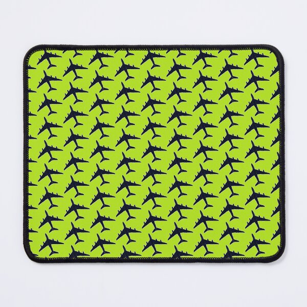 Item preview, Plane Air Bus A380 Plane on Lime Green Back Ground designed and sold by Am Fear Liath Mòr Designs.
