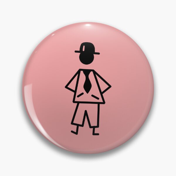 Item preview, Bowler Hat Gentlemen Walking Doodle Pattern designed and sold by Patterns 1920.