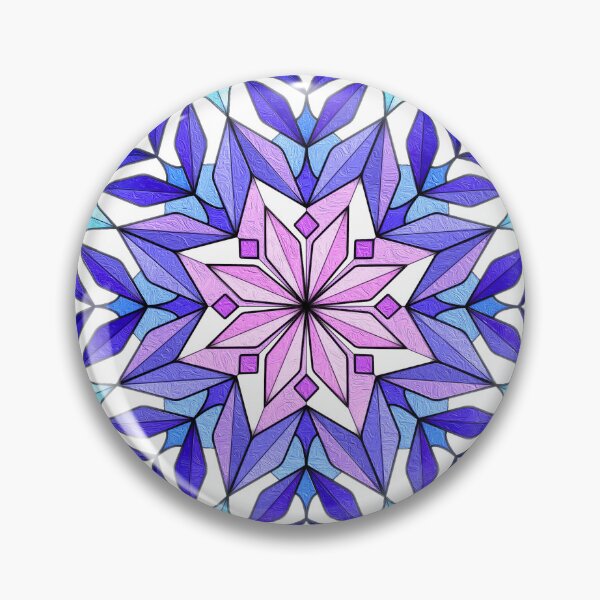 Item preview, Geometric Radiance of the Violet Lotus designed and sold by Anas Arts.