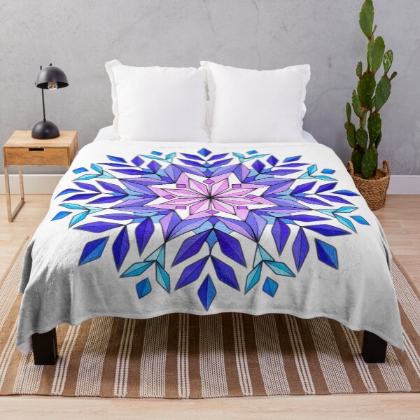 Item preview, Geometric Radiance of the Violet Lotus designed and sold by Anas Arts.